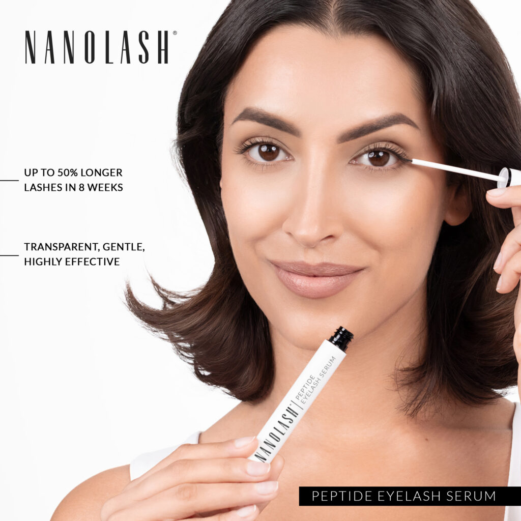 nanolash peptide based eyelash serum